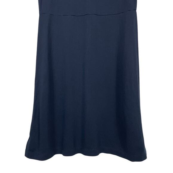 Draper James Sailor Button Knit Dress Nassau Navy Medium Nautical Sophisticated - Picture 9 of 16